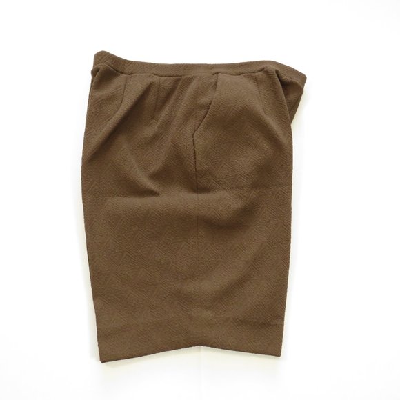 Womens 1970s Crimplene Double Knit Polyester Shorts Medium - Picture 3 of 4